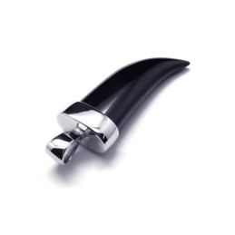 שרשרת תליון חנית אוניקס טהור לגברים