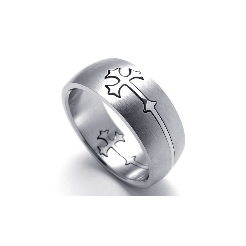 טבעת טיטניום איכותית בעיצוב מיומן, צבע זוהר