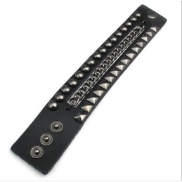 צמיד עור טיטניום איכותי מעובד דק בצבעים עדינים