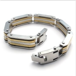 ייצור מיומן צבע זוהר יציב איכות טיטניום צמיד