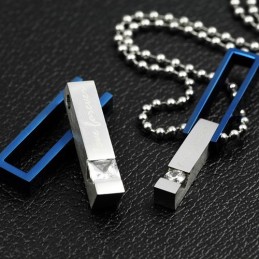 תליון שרשרת טיטניום לאהבה לנצח