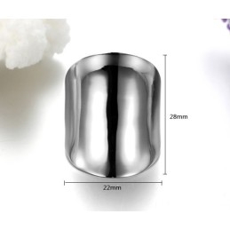 טבעת טיטניום פשוטה ואיכותית להגזמה