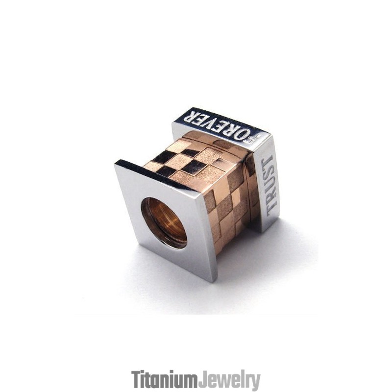 תליון שרשרת טיטניום אופנתי אהבה לנצח (זהב) תליון שרשרת טיטניום אופנתי אהבה לנצח (זהב)