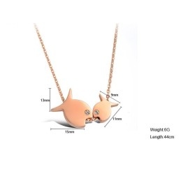 שרשרת טיטניום בצורת דג נמכרת היטב בכל רחבי העולם