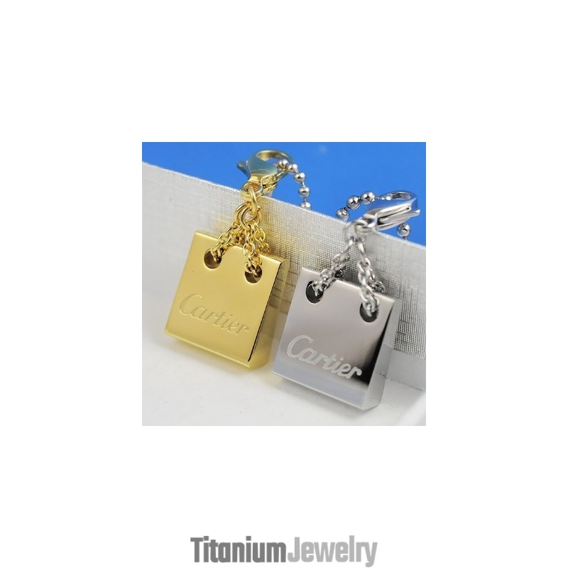 תליון ושרשרת טיטניום זוגיים בסגנון חדש (זוג אחד)