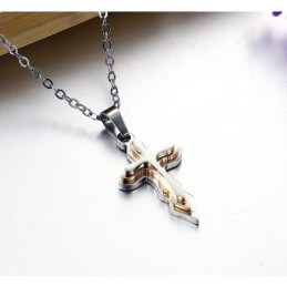 נמכר היטב בכל רחבי העולם שרשרת צלב טיטניום