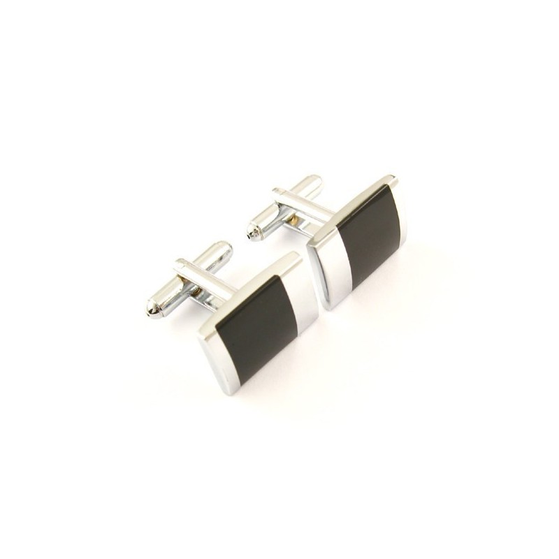 חפתים מוארכים מטיטניום ואמייל שחור