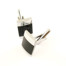 חפתים מוארכים מטיטניום ואמייל שחור