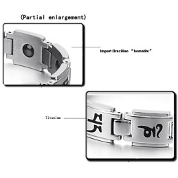 צמיד טיטניום עמיד לשימוש לאוהבים
