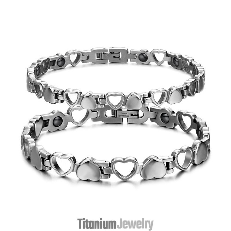 צמיד טיטניום חלול למתוק של מלך הכמות לאוהבים