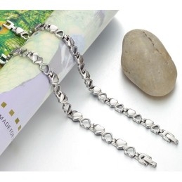 צמיד טיטניום חלול למתוק של מלך הכמות לאוהבים