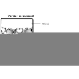 צמיד טיטניום חלול למתוק של מלך הכמות לאוהבים