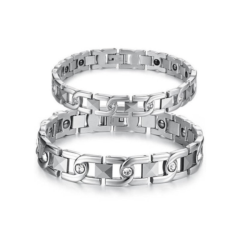 מגוון רחב של צמידי טיטניום נגד עייפות לאוהבים