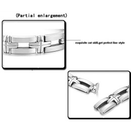 צמיד טיטניום צלב לגברים באיכות גבוהה