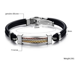 צמיד סיליקון טיטניום קל לשימוש