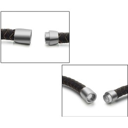 צמיד עור טיטניום חום מלכת האיכות