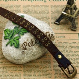 צמיד עור טיטניום רטרו איכותי ואמין