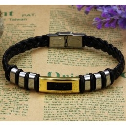 צמיד עור טיטניום איכותי ויציב