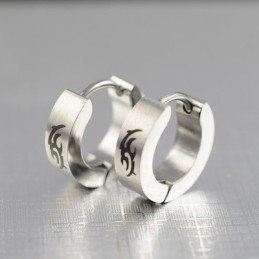 עגילי טיטניום לגברים