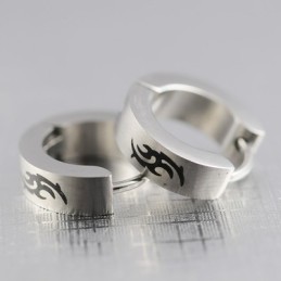 עגילי טיטניום לגברים