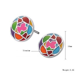 עגילי טיטניום נשיים מובטחים באיכות ובכמות