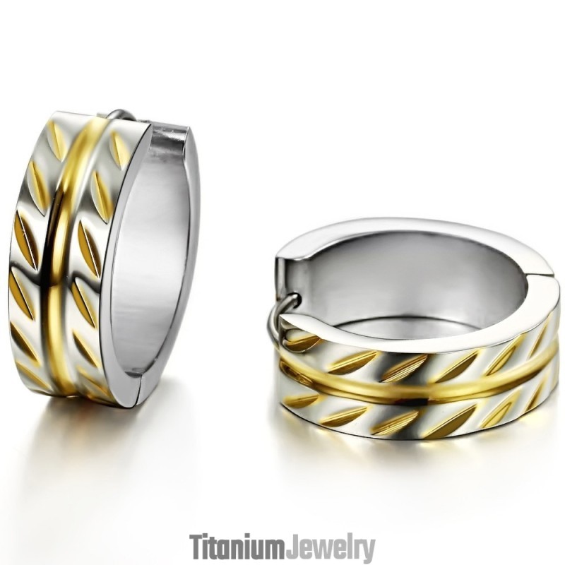 עגילי טיטניום בצורת עלה מייפל לנשים עם מוניטין אמין