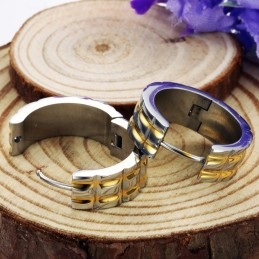 עגילי טיטניום יוניסקס באיכות יציבה