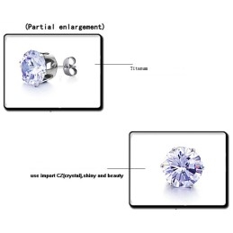 עגילי טיטניום לנשים עם אבני חן נמכרים היטב בכל רחבי העולם