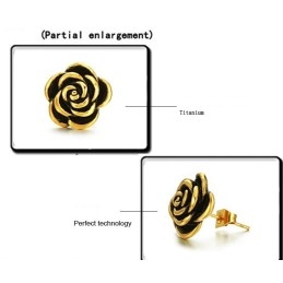 ידועים בזכות עגילי טיטניום בצורת פרחים נשיים באיכות מעולה