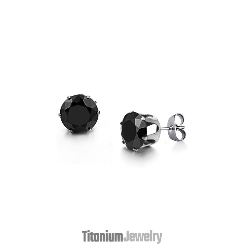 עגילי טיטניום שחורים באיכות גבוהה