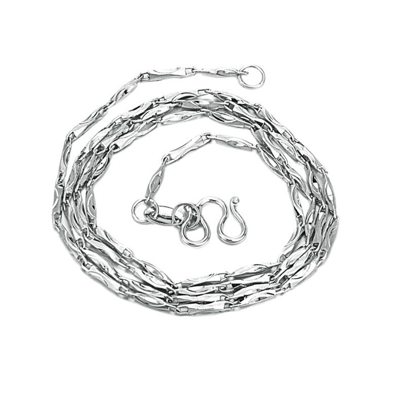 מלכת שרשרת הטיטניום האיכותית מטיל נשי בציפוי פלטינה