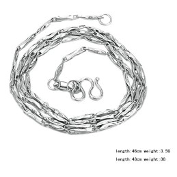 מלכת שרשרת הטיטניום האיכותית מטיל נשי בציפוי פלטינה