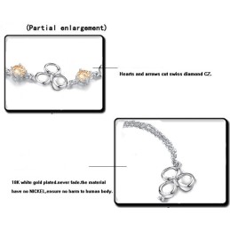 מגוון רחב של צמידי טיטניום מצופים פלטינה ועמידים בפני דהייה לנשים