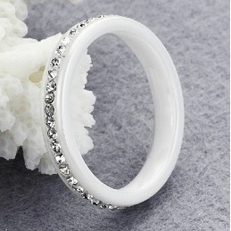 טבעת קרמיקה טונגסטן נשית באיכות מעולה