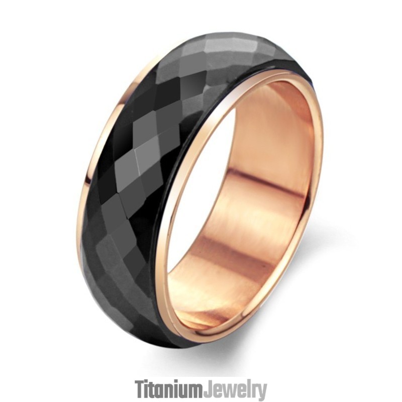 טבעת קרמיקה טונגסטן שחורה באיכות גבוהה