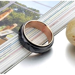 טבעת קרמיקה טונגסטן שחורה באיכות גבוהה