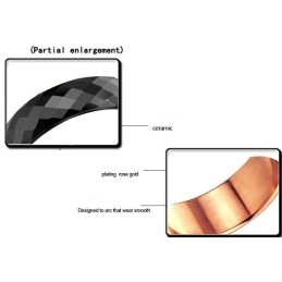 טבעת קרמיקה טונגסטן שחורה באיכות גבוהה
