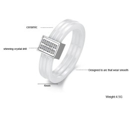 ידועה בזכות טבעת קרמיקה טריציקלית טונגסטן באיכות מעולה עם אבני חן