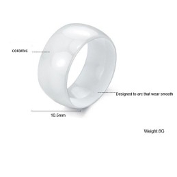 נמכר היטב בכל רחבי העולם טבעת קרמיקה טונגסטן טהורה