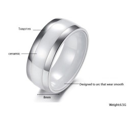 טבעת קרמיקה טונגסטן איכותית ויציבה