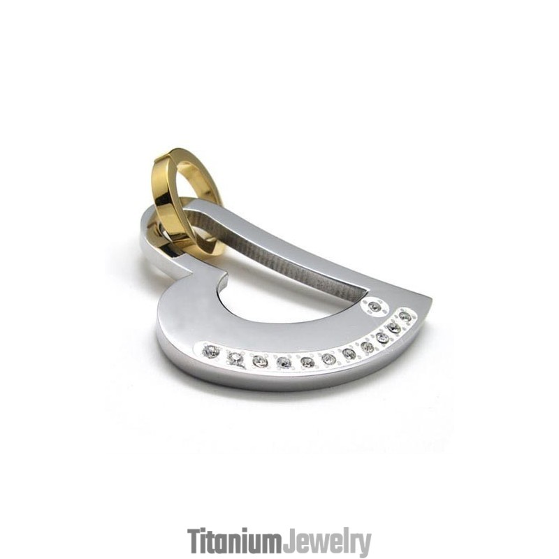 תליון טיטניום לב אהבה - Free Chian