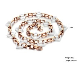 שרשרת קרמיקה טונגסטן מרובעת של מלכת האיכות