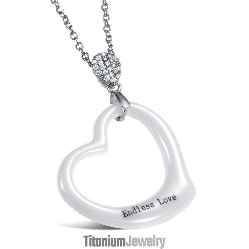 שרשרת קרמיקה טונגסטן עם לבבות נשיים מובטחות באיכות וכמות