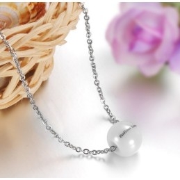 מגוון רחב של שרשרת קרמיקה טונגסטן נשית עם חרוזים