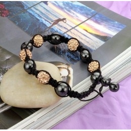 צמיד קריסטל בצורת כדור נשי באיכות גבוהה