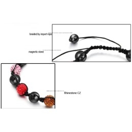 צמיד קריסטל בצורת כדור נשי באיכות גבוהה