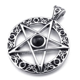 שרשרת תליון כוכב טיטניום (שרשרת חינם)