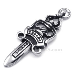 שרשרת תליון חרב טיטניום (שרשרת חינם)