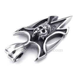 שרשרת תליון גולגולת טיטניום (שרשרת חינם)