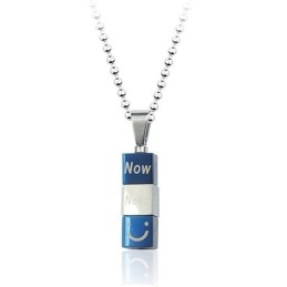 תליון טיטניום מסתובב אופנתי - שרשרת חופשית